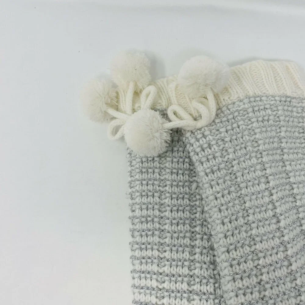 Charter‎ Club Womens Size S/M Striped Slipper Socks With Faux Sherpa Lining $25